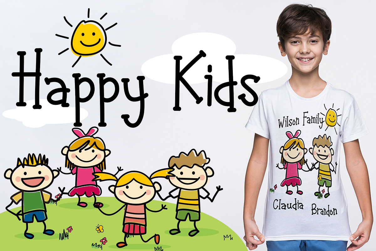 Happy Kids - Playful Font Free Download Free Download