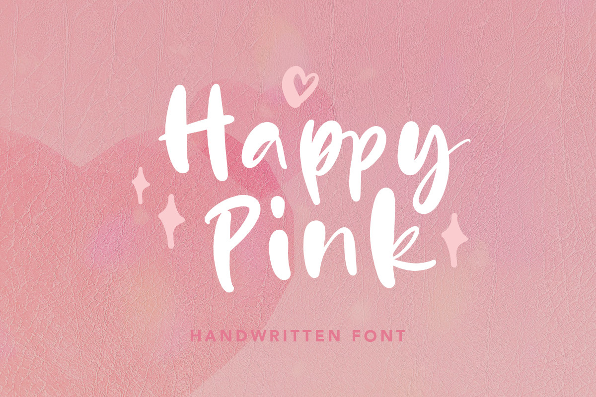 Happy Pink Font Free Download