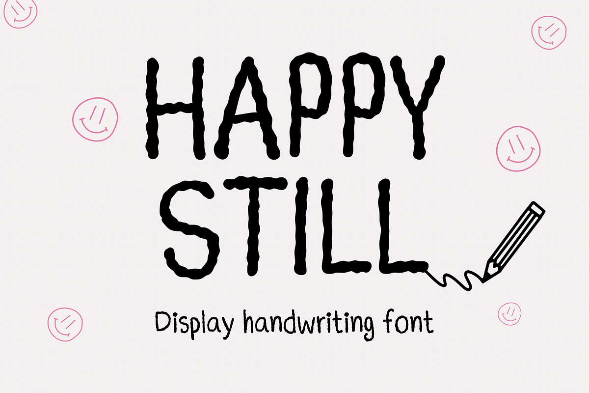 Happy still font Free Download Free Download