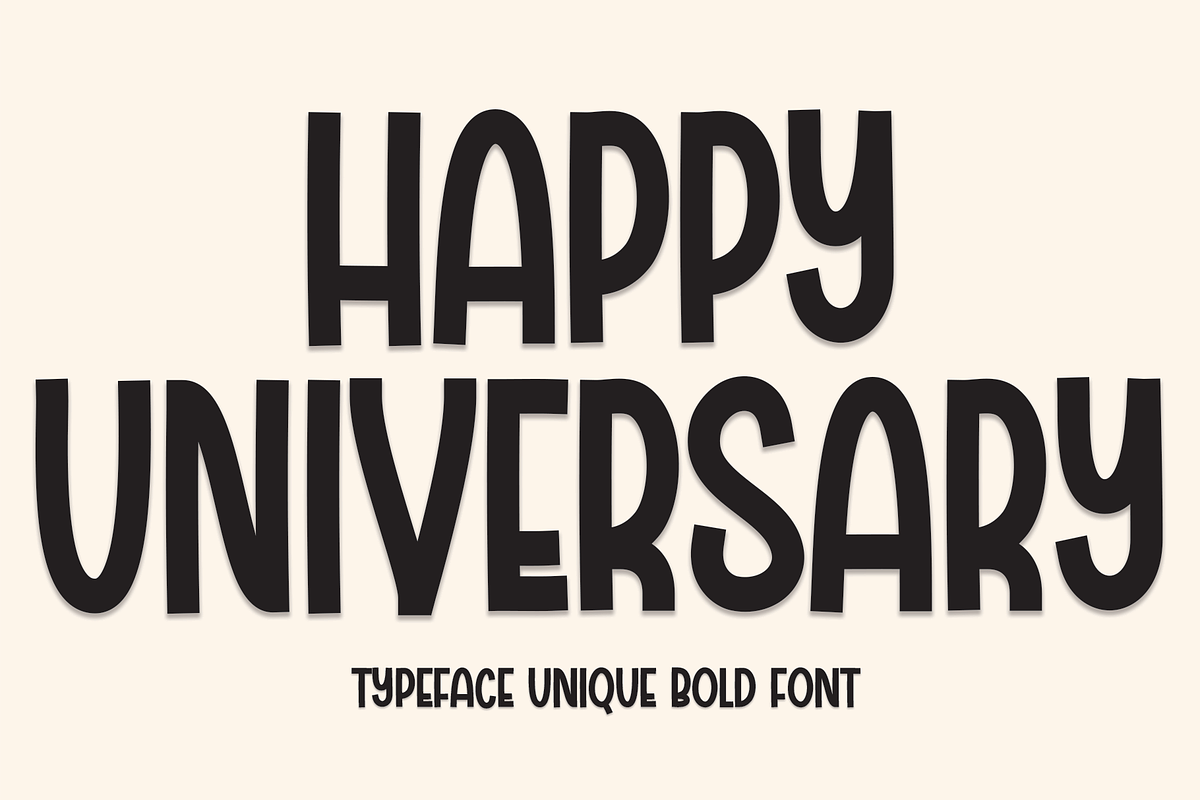 Happy Universary | Script Font Free Download Free Download