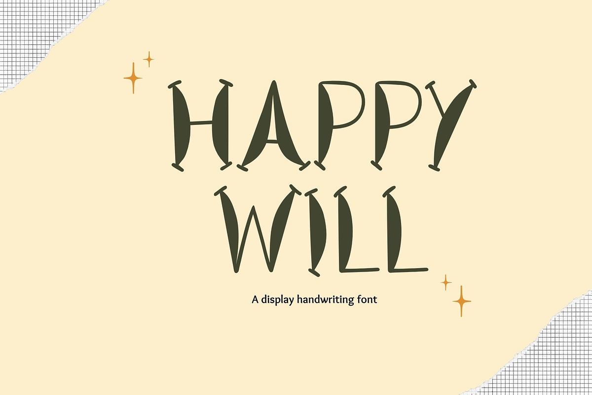 Happy will font Free Download Free Download