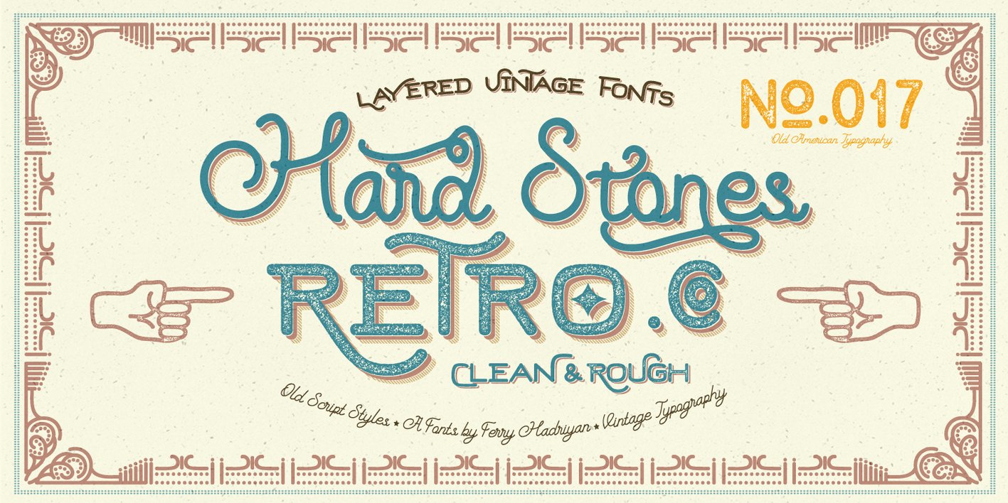 Hard Stones Pro Font Free Download