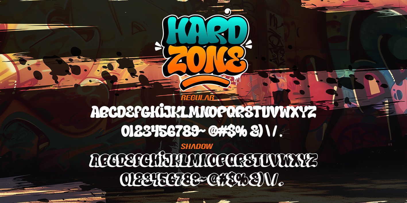 Hard Zone Graffiti Font Free Download