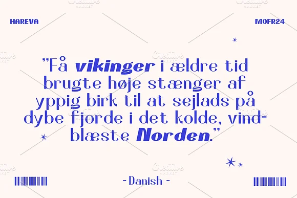 Hareva - Sleek Retro Sans Font