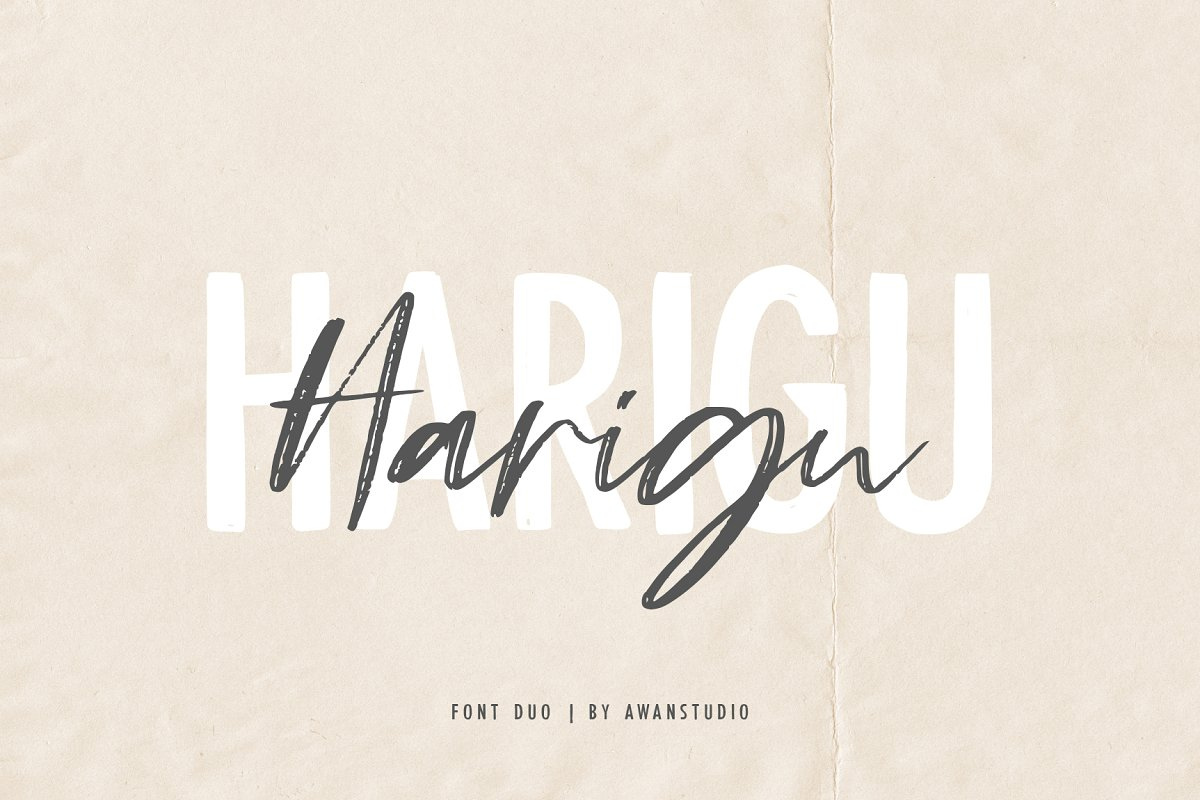 Harigu Font Free Download