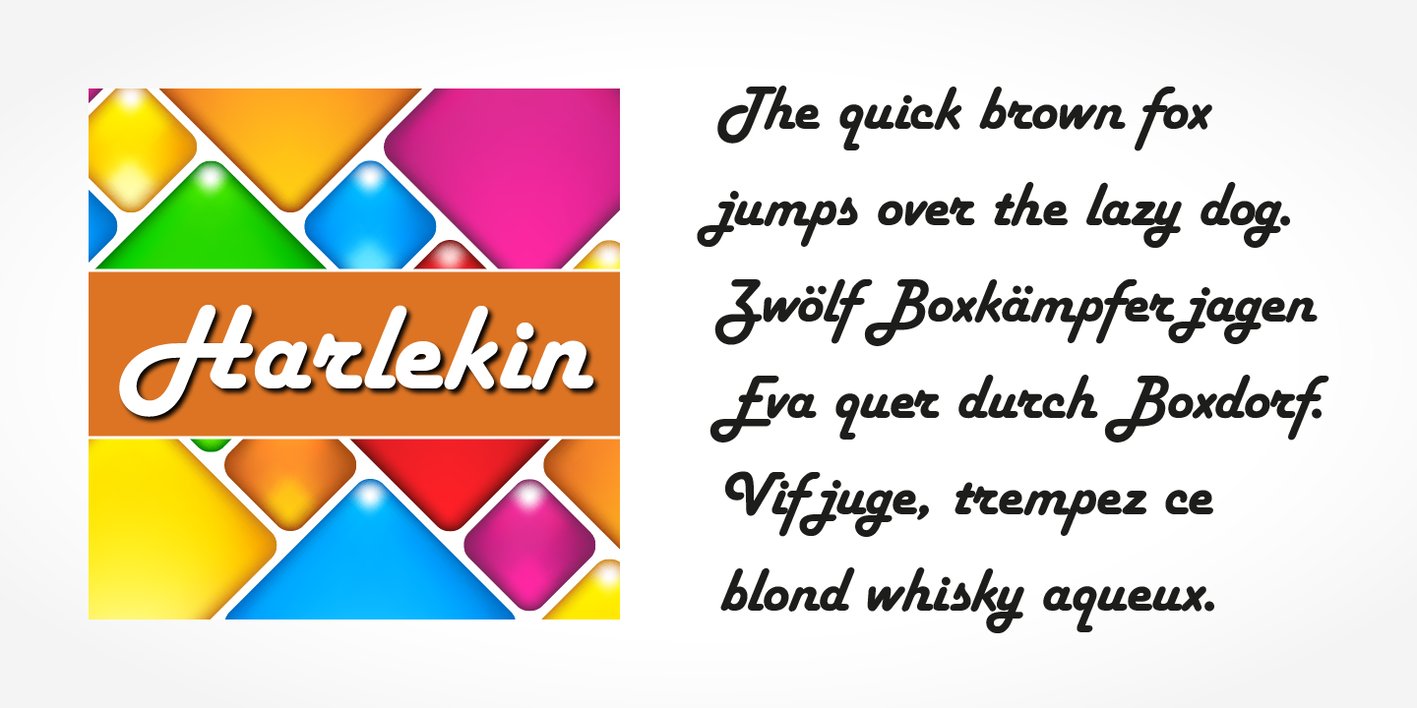 Harlekin Font Free Download