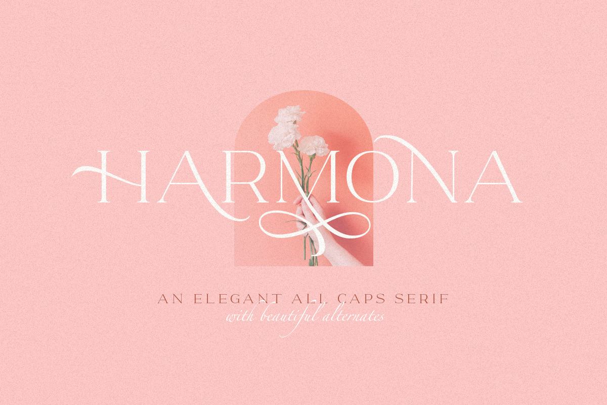 Harmona - Elegant All Caps Serif Free Download Free Download