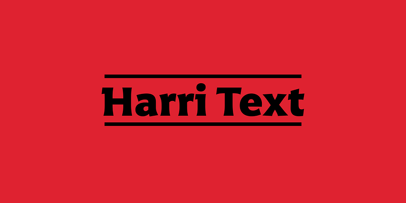 Harri Text Font Free Download Free Download