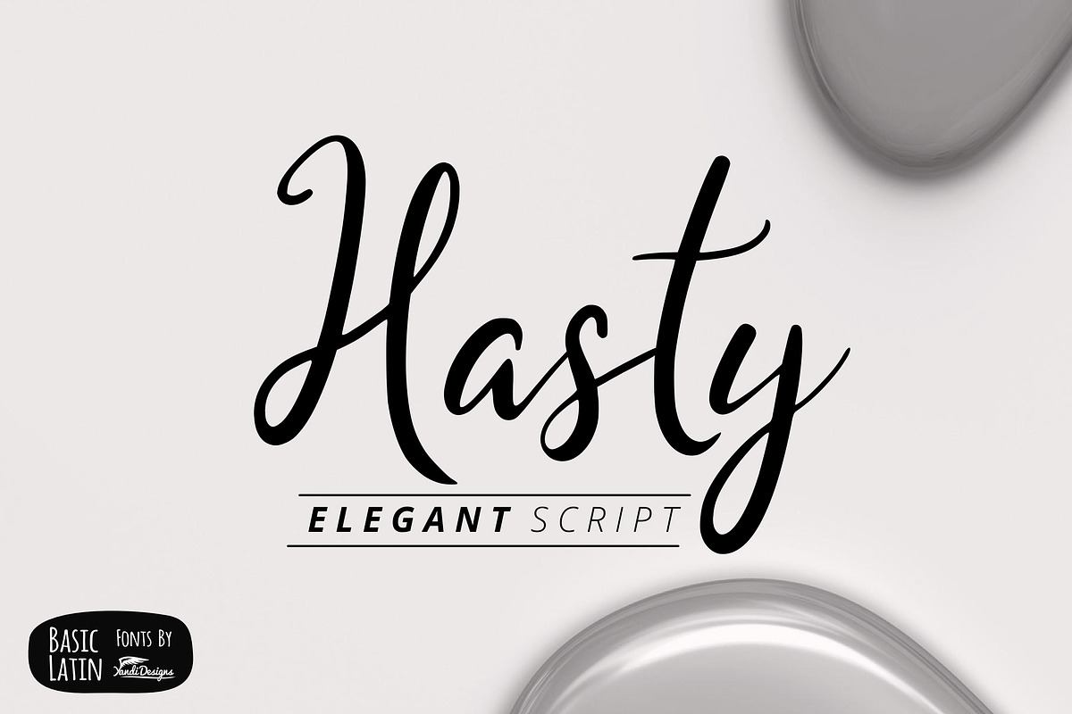 Hasty Elegant Font Free Download Free Download