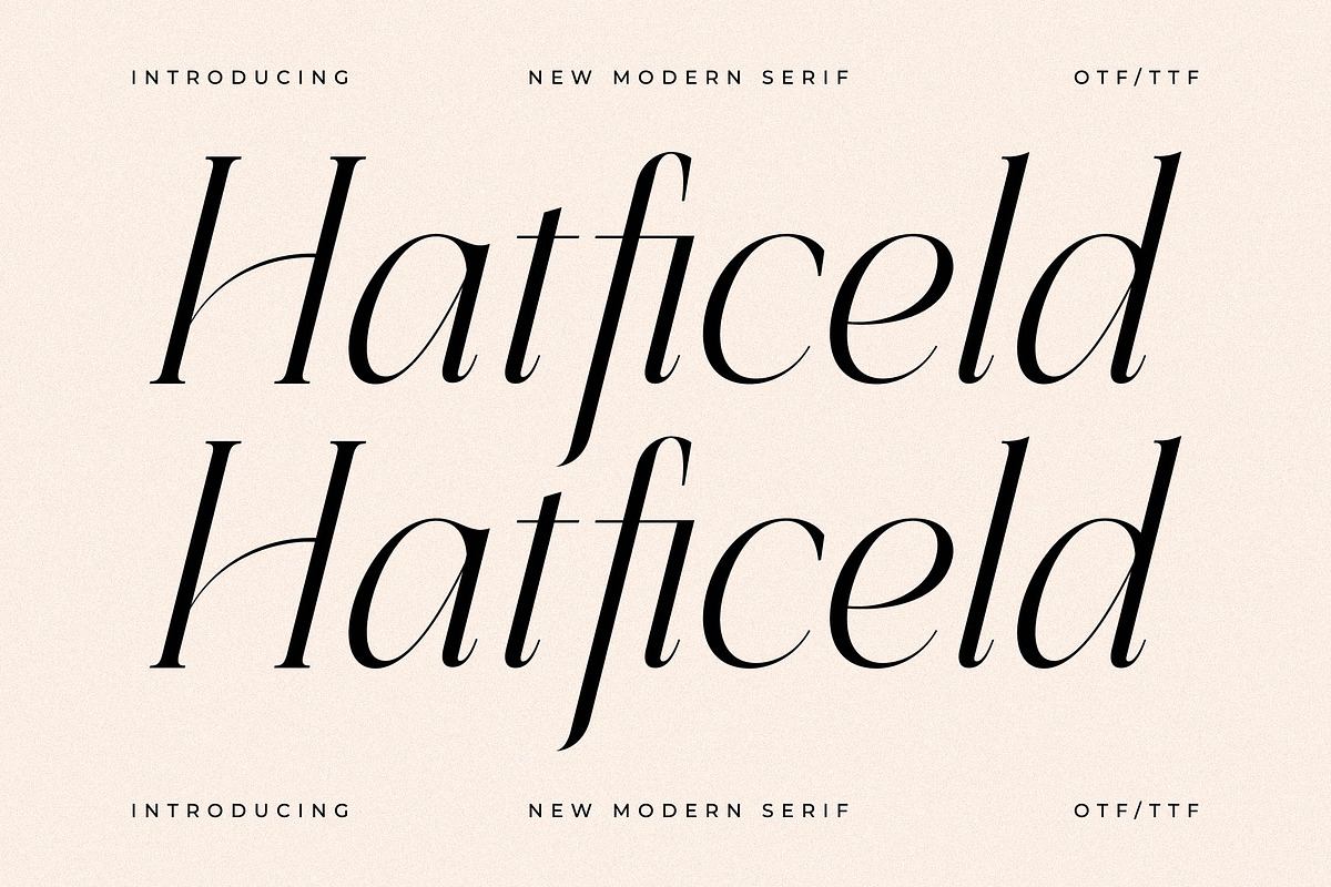 Hatficeld New Modern Serif Font Free Download Free Download