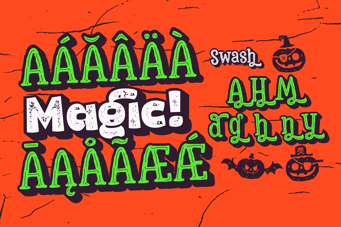 Hatter Halloween Font