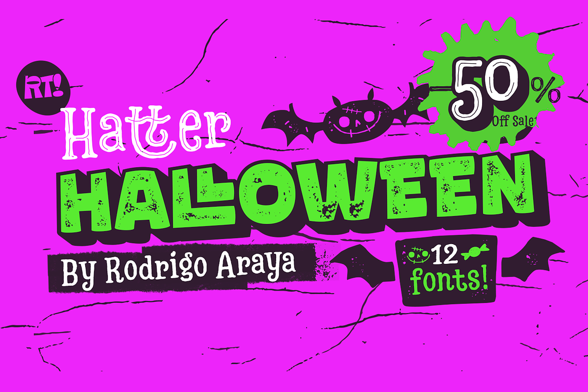 Hatter Halloween Font Free Download