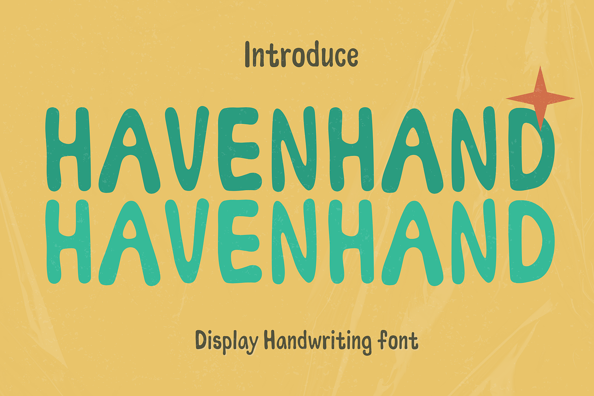 Havenhand handwriting font Free Download Free Download