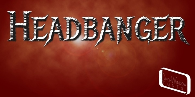 Headbanger Font Free Download