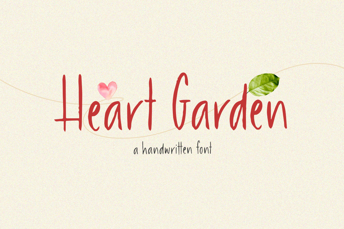 Heart Garden Font Free Download