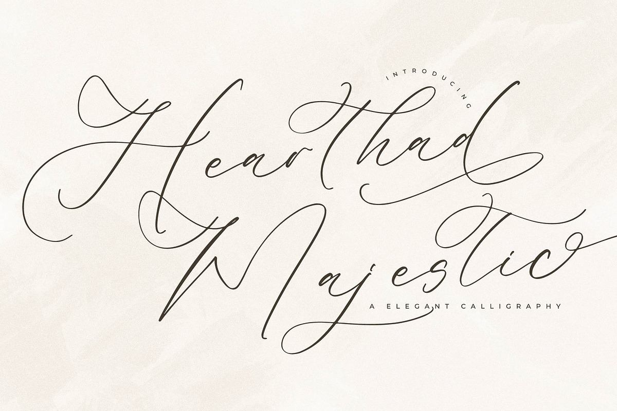 Hearthad Majestic Elegant Font Free Download Free Download