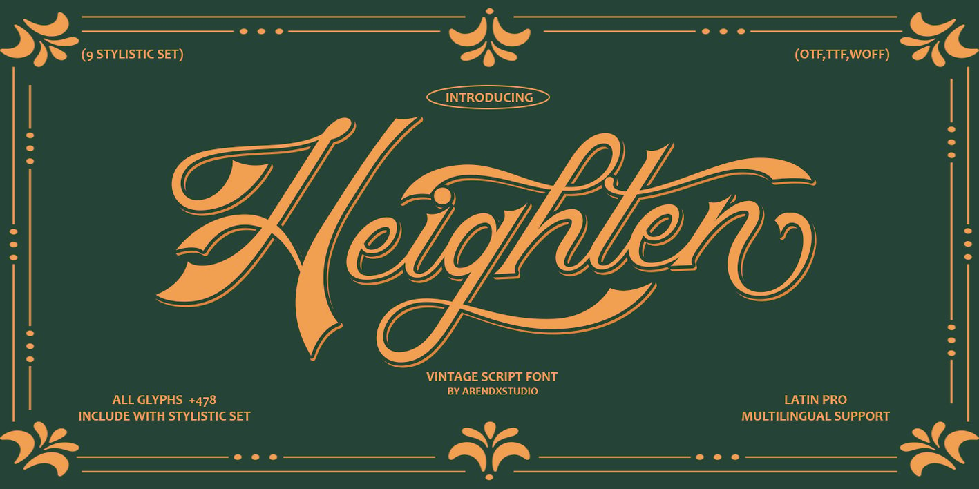 Heighten Font Free Download