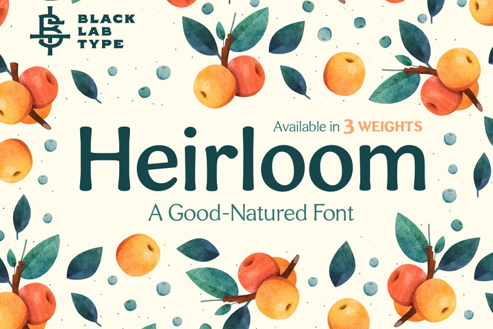 Heirloom - A Good-Natured Font Free Download