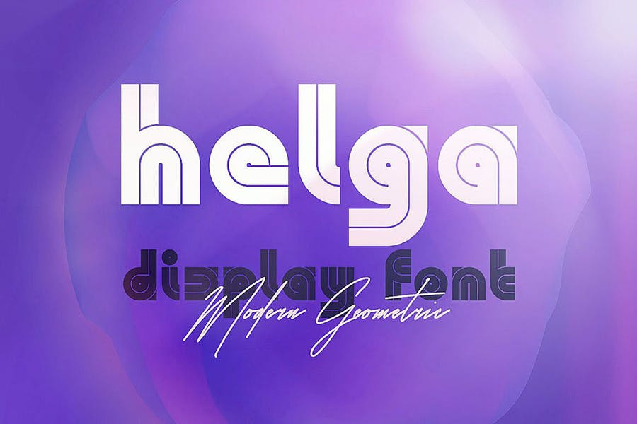 Helga - Display Font Free Download