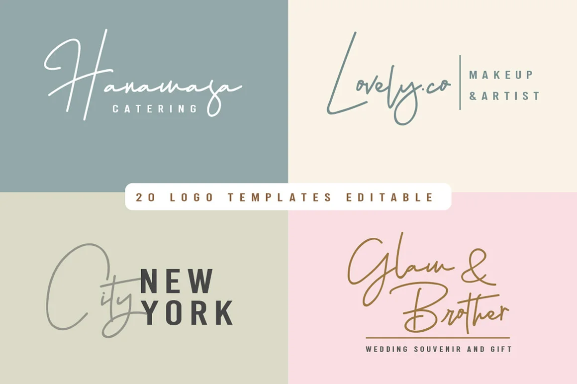 Hellena Jeslyn Font Duo (Free Logo)