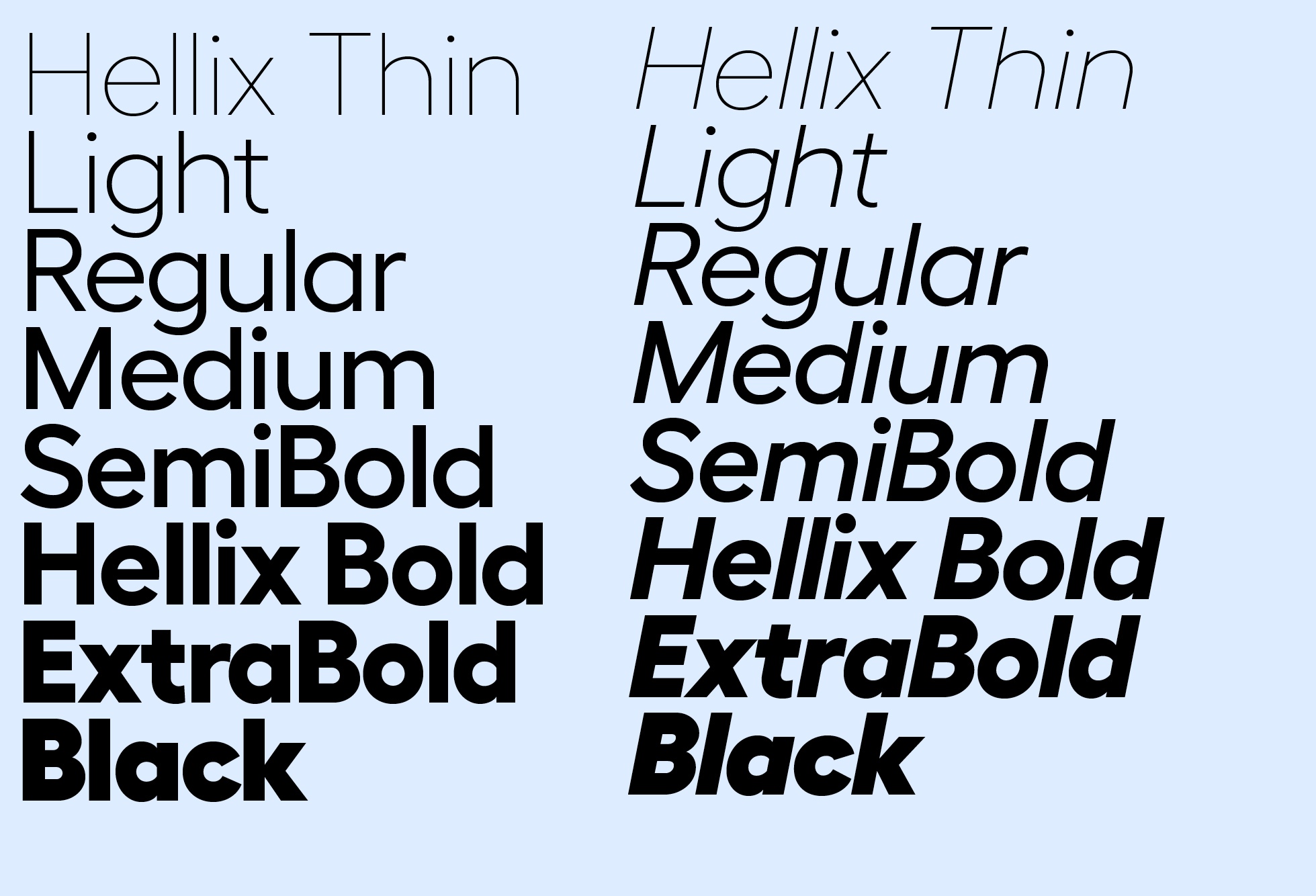 Hellix Font Free Download