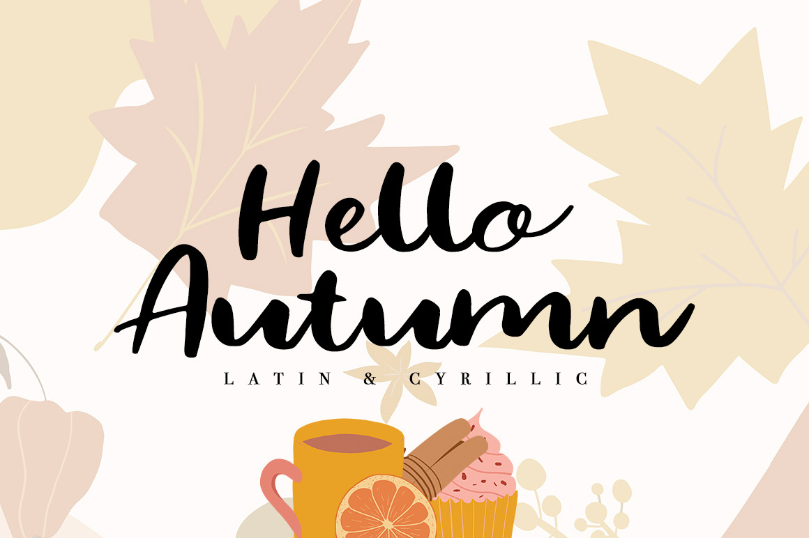 Hello Autumn/Latin & Cyrillic Free Download