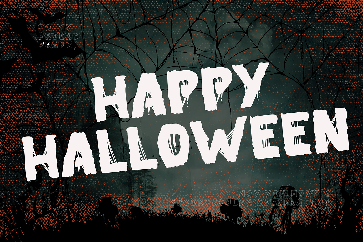 Hello Halloween is Halloween Font Free Download