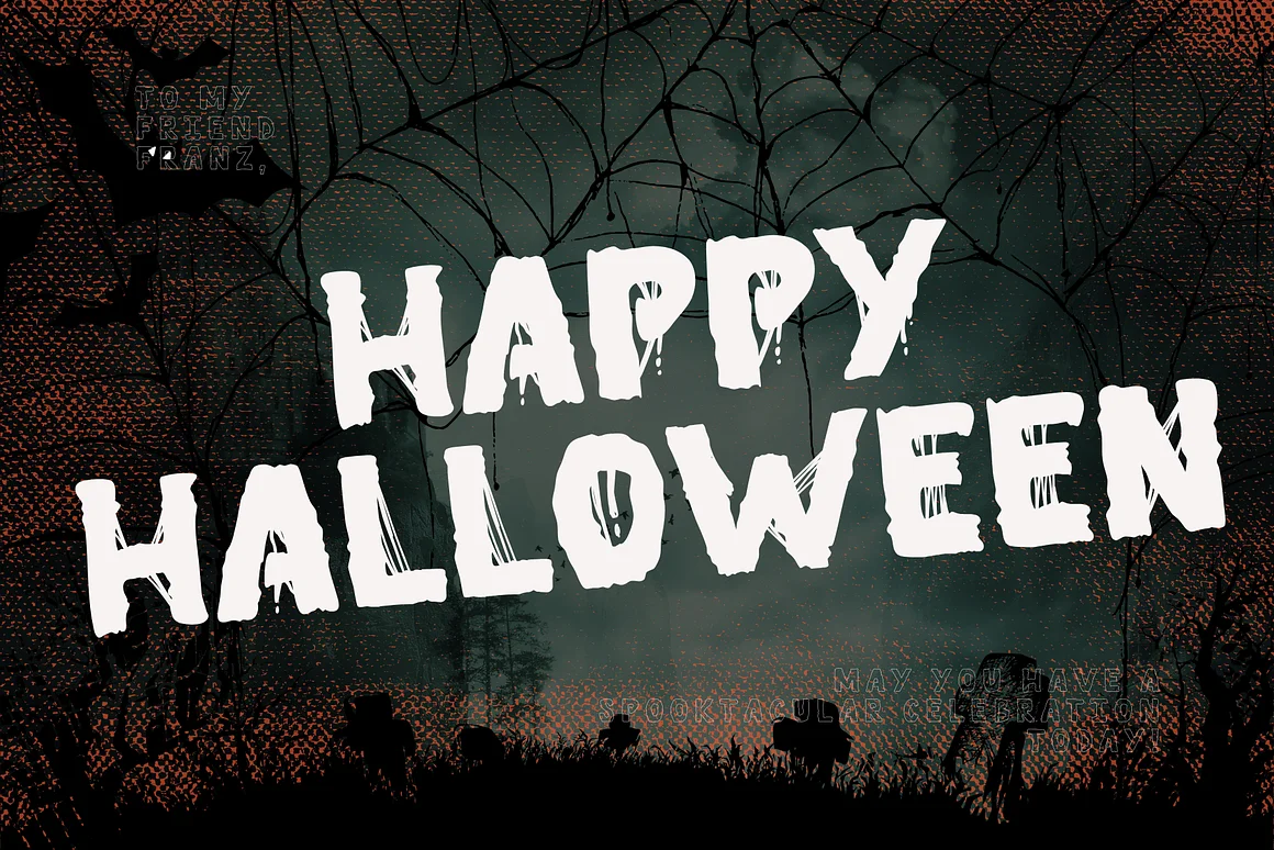 Hello Halloween is Halloween Font