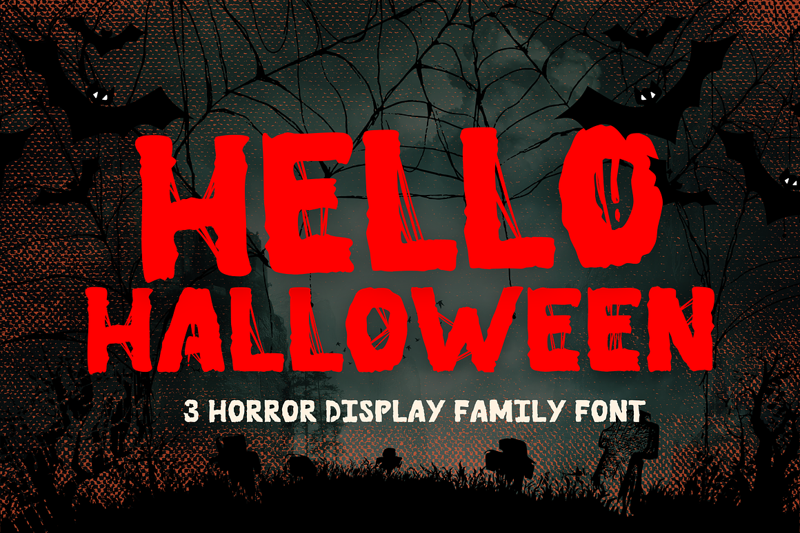 Hello Halloween is Halloween Font Free Download