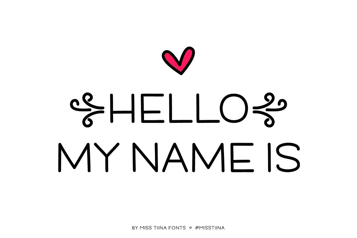 Hello My Name Is Font Free Download Free Download