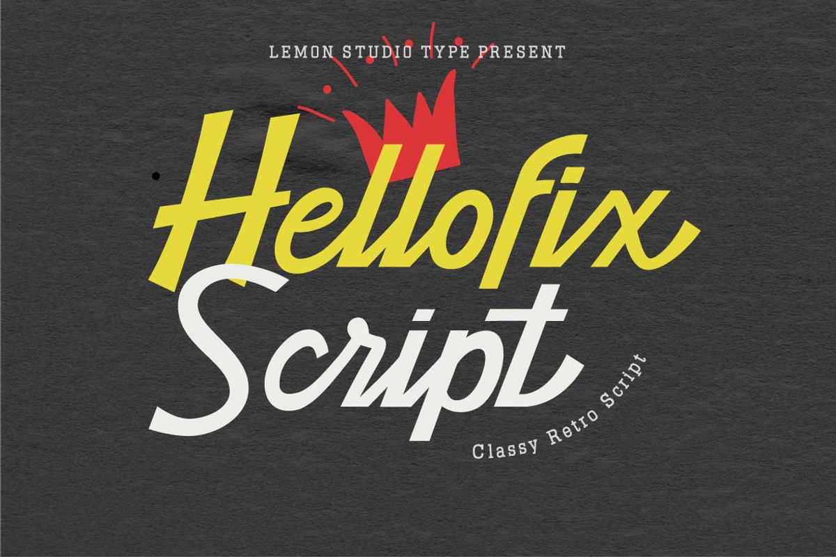 Hellofix Script - Retro Free Download Free Download