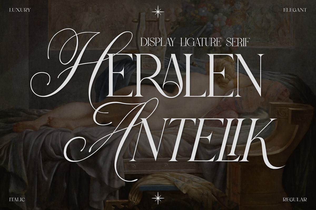 Heralen Antelik Display Serif Font Free Download Free Download