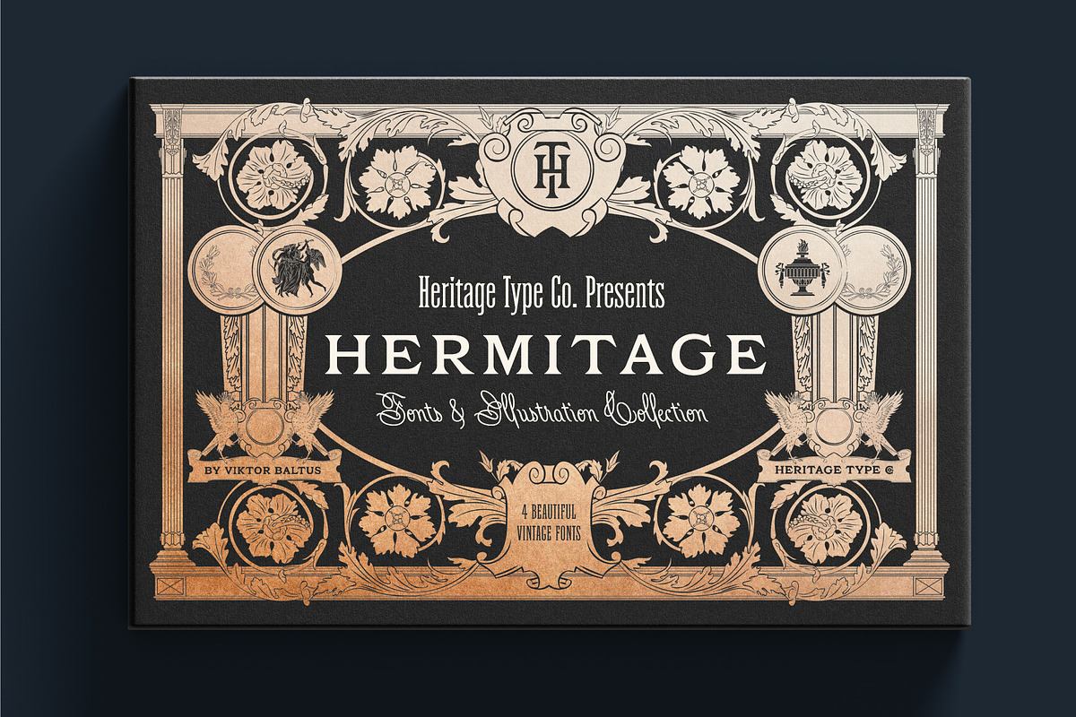 Hermitage Fonts and Illustrations Free Download Free Download