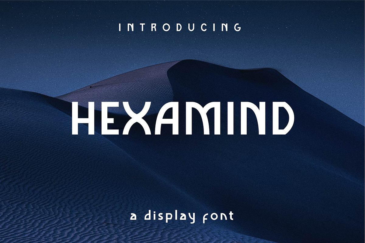 Hexamind : A Unique Display Font Free Download Free Download