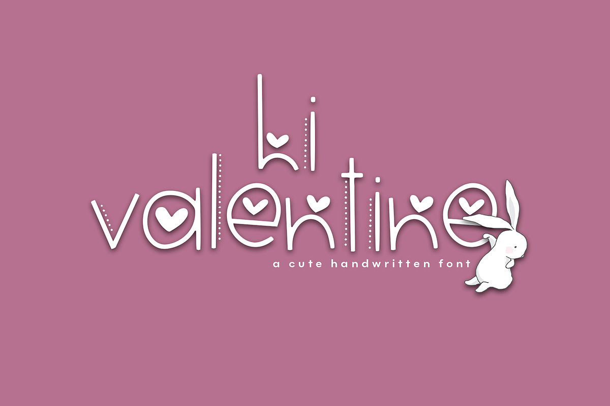 Hi Valentine - Valentine's Day Font Free Download Free Download