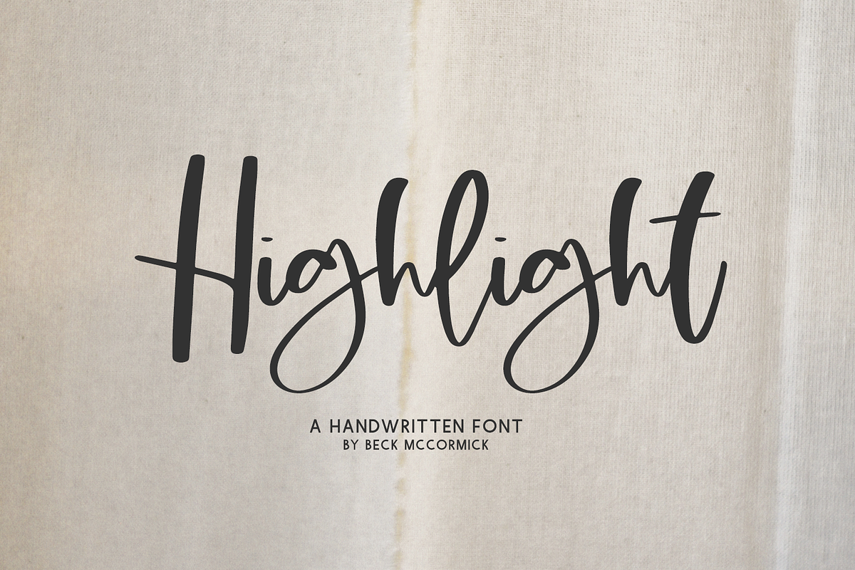 Highlight Script Font Free Download Free Download