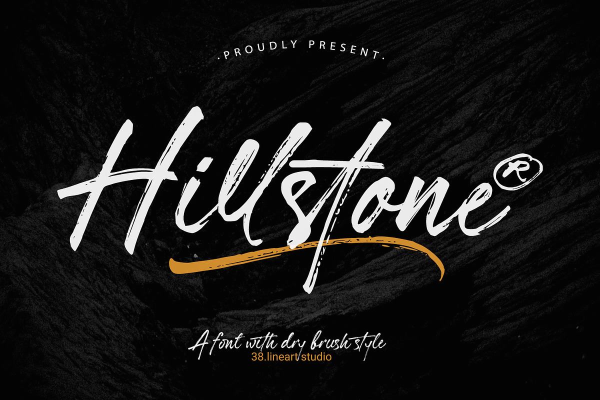 Hillstone - Dry Brush Font Free Download Free Download