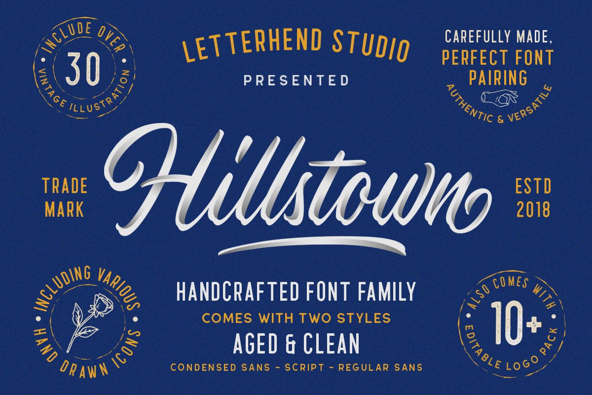 Hillstown Font Free Download