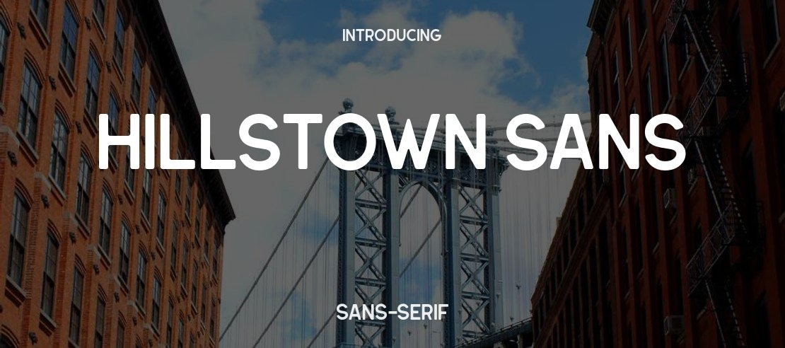 Hillstown Sans Font Free Download