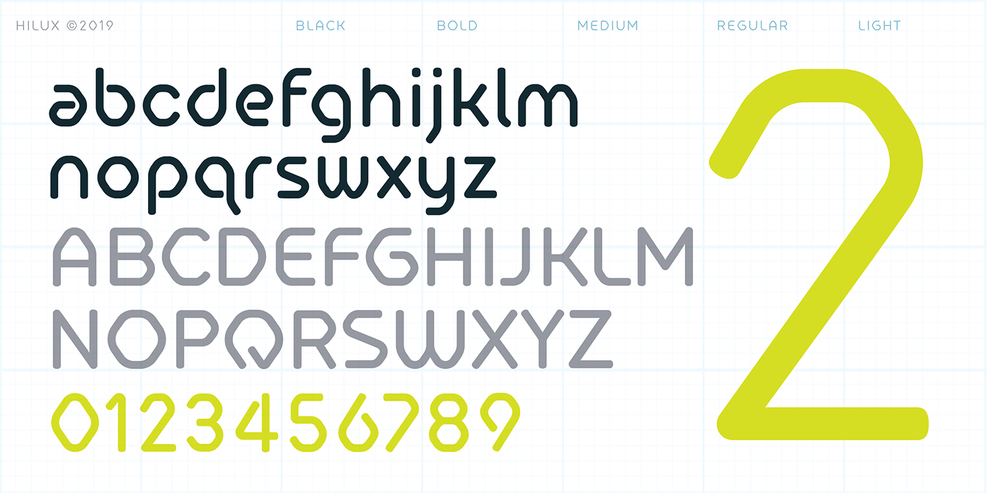 Hilux Font Free Download