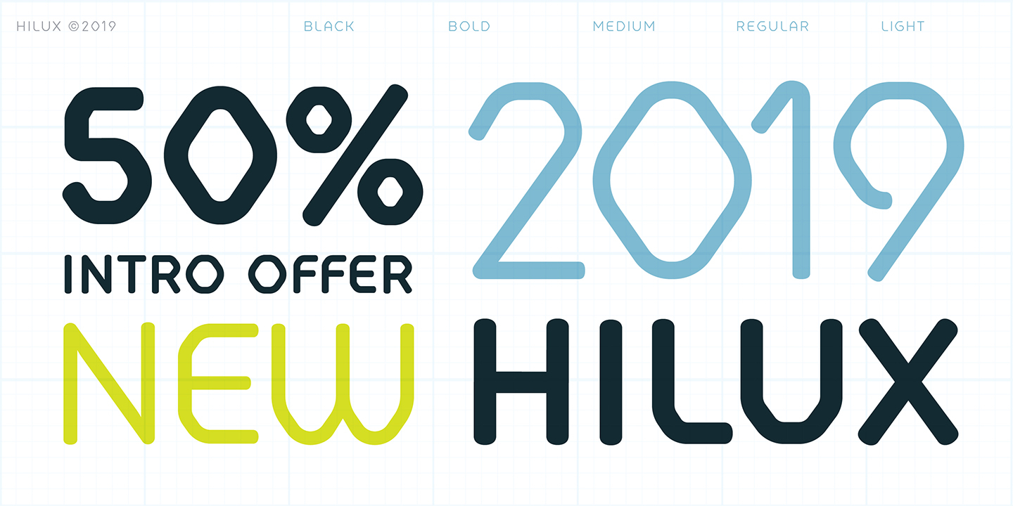 Hilux Font Free Download