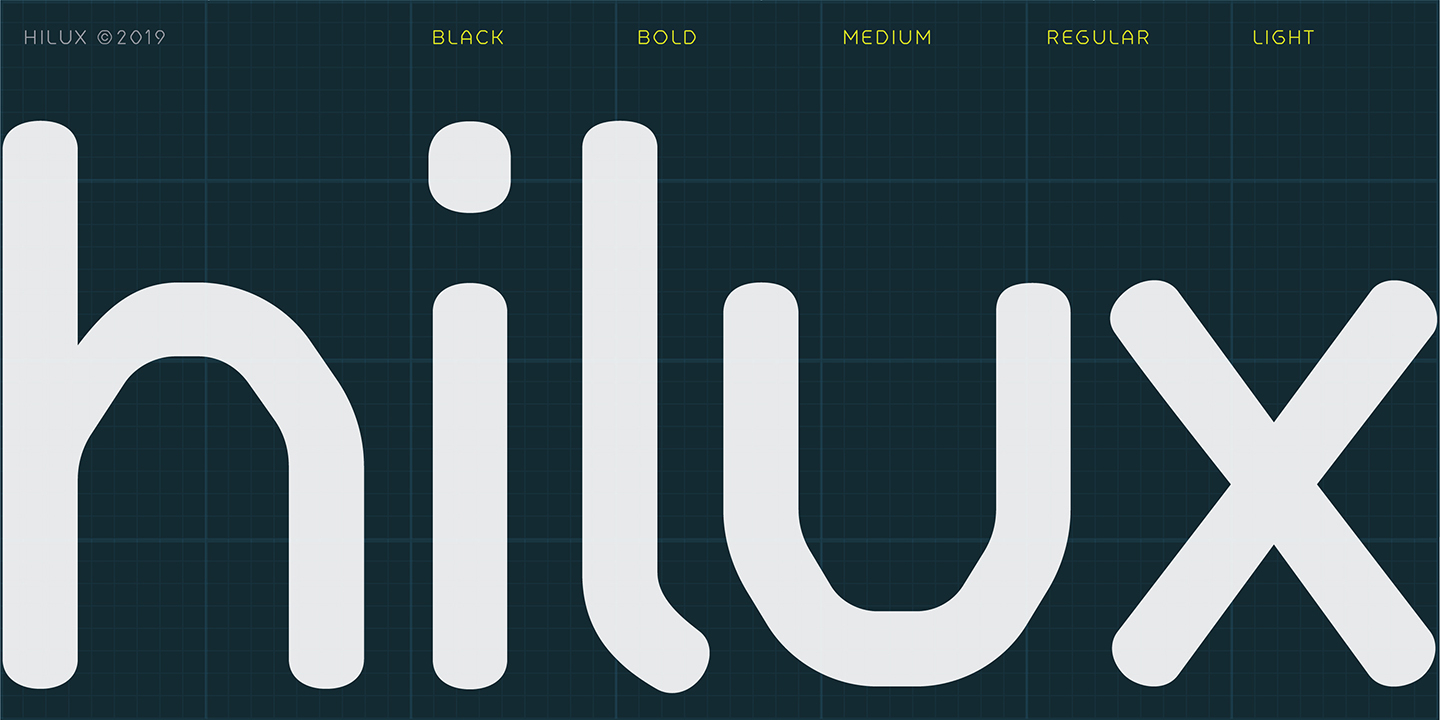 Hilux Font Free Download