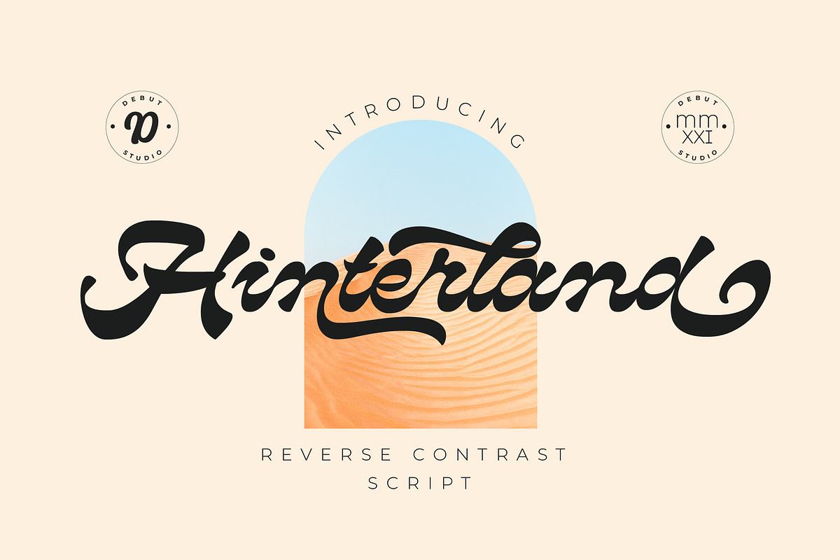 Hinterland | Reverse Contrast Script Free Download Free Download