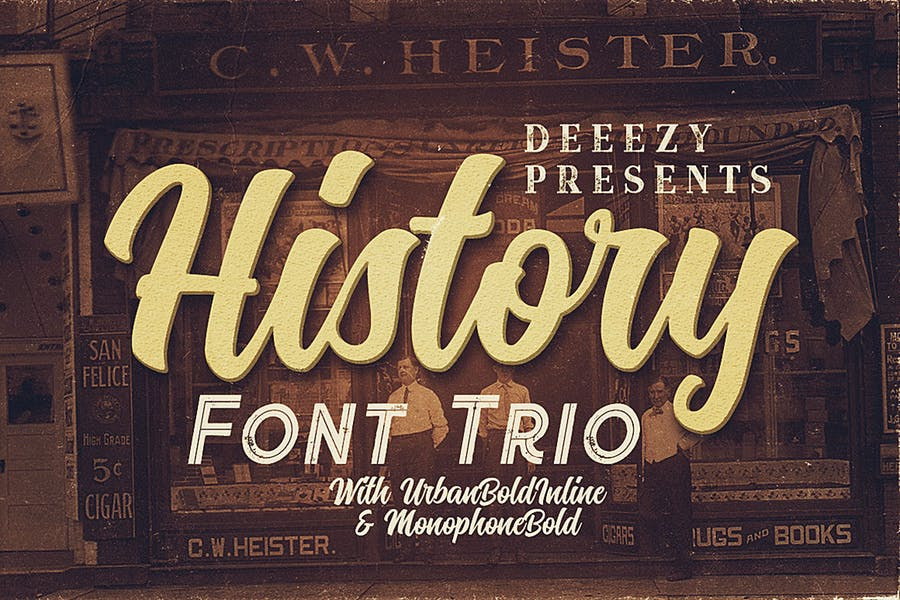 History Font Trio Free Download