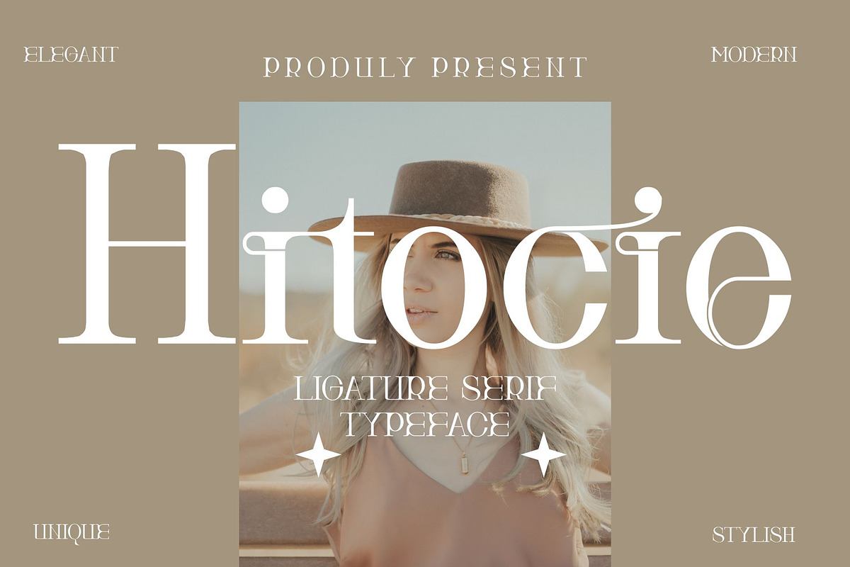 Hitocie Ligature Serif Typeface Free Download Free Download