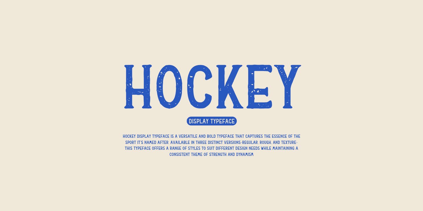 Hockey Font Free Download