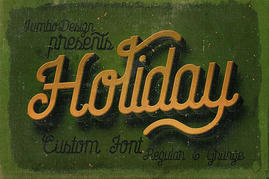 Holiday - Creative Script Font Free Download