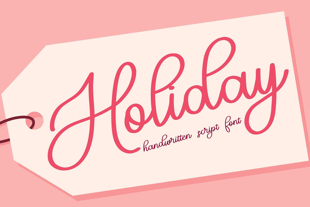 Holiday Handwritten Script Font Free Download Free Download