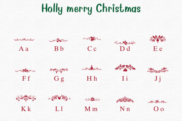 Holly Merry Christmas Font Free Download