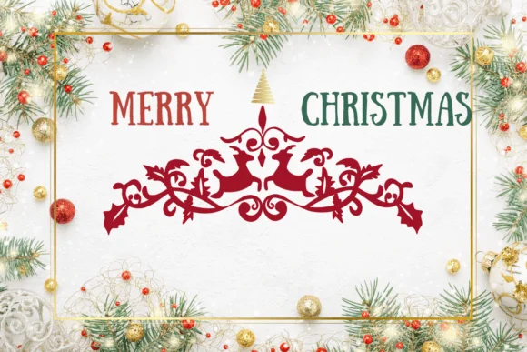Holly Merry Christmas Font